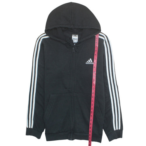 Adidas Men's Black Full Zip Sports Hoodie Size L