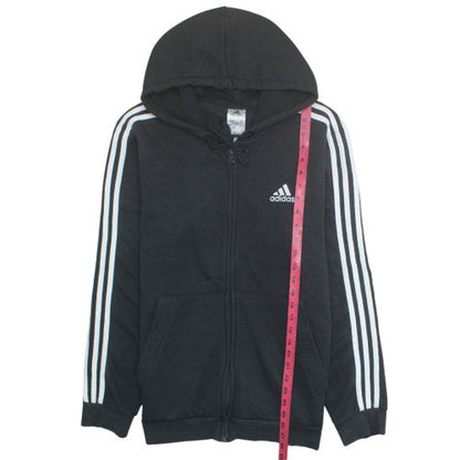 Adidas Men's Black Full Zip Sports Hoodie Size L