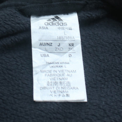 Adidas Men's Black Full Zip Sports Hoodie Size L
