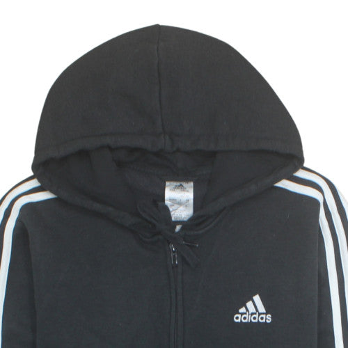 Adidas Men's Black Full Zip Sports Hoodie Size L