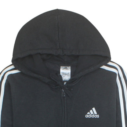 Adidas Men's Black Full Zip Sports Hoodie Size L