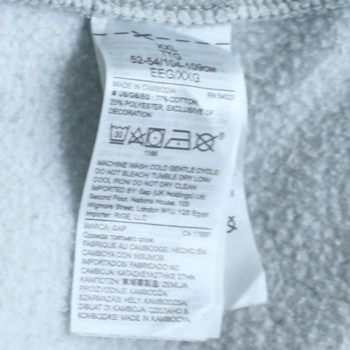 GAP Women's Grey Original Logo Pullover Sweatshirt XL Cotton Blend