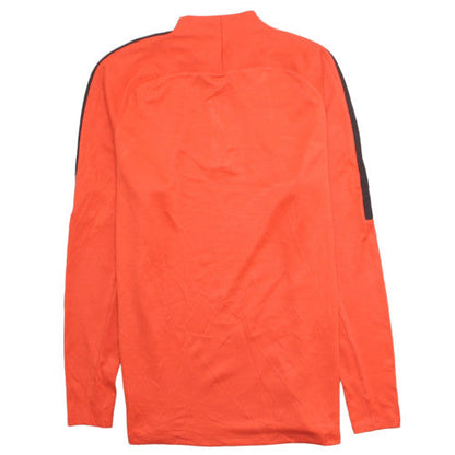 Nike Men's Orange XL Dri-Fit 1/4 Zip Long Sleeve Training Top