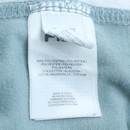 Fila White Line Men's Blue Full Zip Sports Sweatshirt M