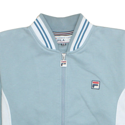 Fila White Line Men's Blue Full Zip Sports Sweatshirt M