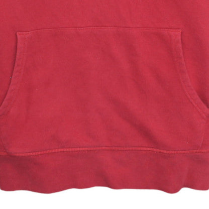 Tommy Hilfiger Men's Red Pullover Hoodie XXL Logo Fleece Sweatshirt