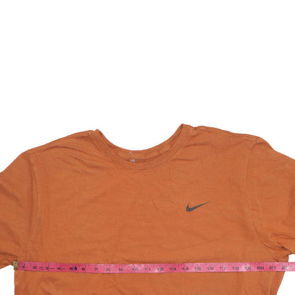 Nike Men's Orange Athletic Fit Crew Neck Short Sleeve T-Shirt XL