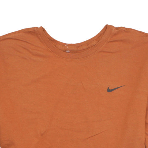 Nike Men's Orange Athletic Fit Crew Neck Short Sleeve T-Shirt XL