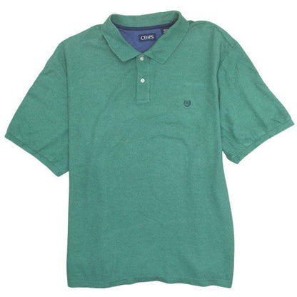 Chaps Men's Green 4XB Classic Fit Cotton Polo Shirt