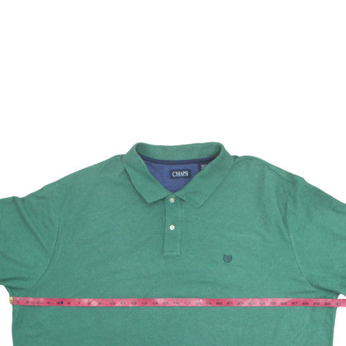 Chaps Men's Green 4XB Classic Fit Cotton Polo Shirt