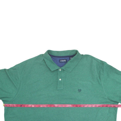 Chaps Men's Green 4XB Classic Fit Cotton Polo Shirt