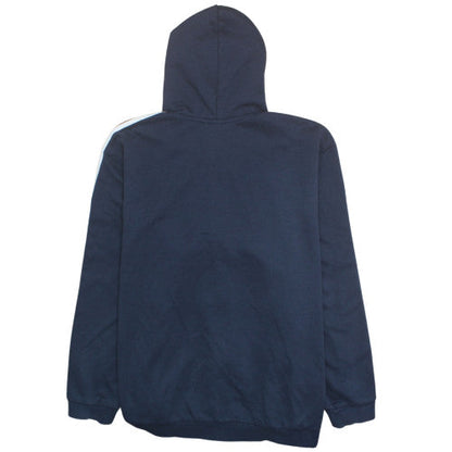 Adidas Mens Navy 3XL Full Zip Hoodie with Logo Detailing