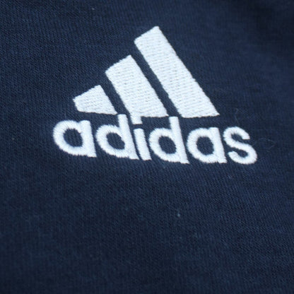 Adidas Mens Navy 3XL Full Zip Hoodie with Logo Detailing