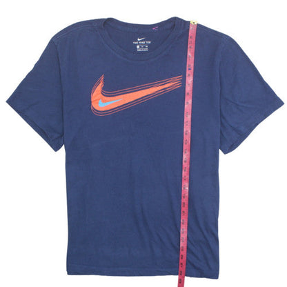 Nike Men's Blue Short Sleeve Crew Neck Graphic T-Shirt XXL