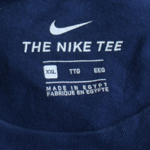 Nike Men's Blue Short Sleeve Crew Neck Graphic T-Shirt XXL