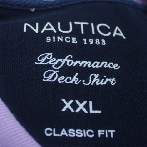 Nautica Men's Purple Classic Fit Performance Deck Polo XXL