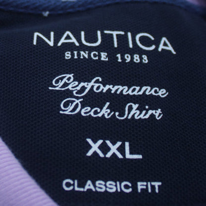 Nautica Men's Purple Classic Fit Performance Deck Polo XXL