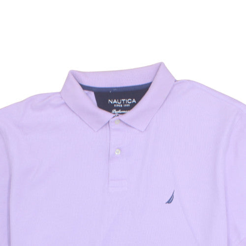 Nautica Men's Purple Classic Fit Performance Deck Polo XXL