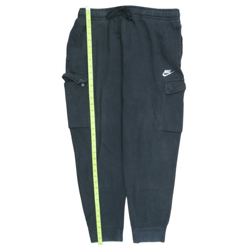 Nike Men's Black XL Fleece Cargo Jogger Trousers