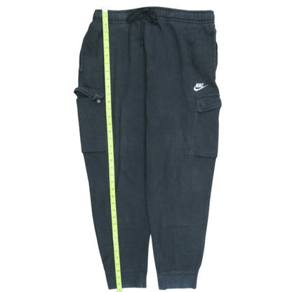 Nike Men's Black XL Fleece Cargo Jogger Trousers