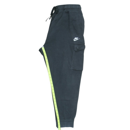 Nike Men's Black XL Fleece Cargo Jogger Trousers