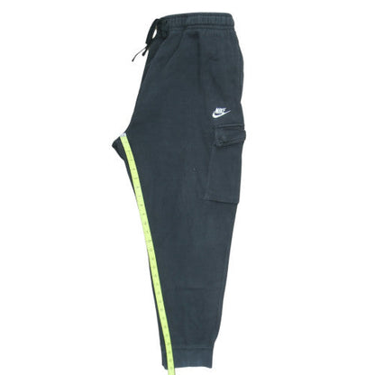 Nike Men's Black XL Fleece Cargo Jogger Trousers