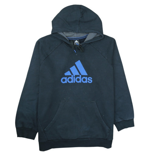 Adidas Men’s Black 2XL Pullover Hoodie Sports Fleece Sweatshirt