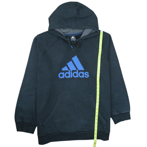 Adidas Men’s Black 2XL Pullover Hoodie Sports Fleece Sweatshirt