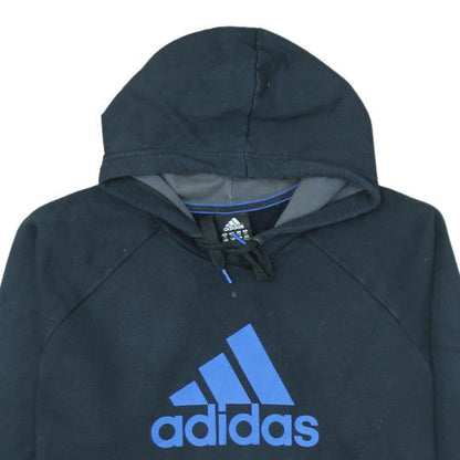 Adidas Men’s Black 2XL Pullover Hoodie Sports Fleece Sweatshirt