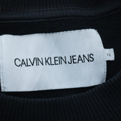 Calvin Klein Jeans Men's Black Logo Pullover Sweatshirt XXL