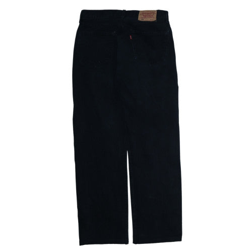 Levi's 501 Men's Black Straight Jeans W33 L32 Denim Classic Fit
