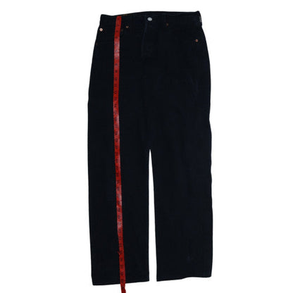 Levi's 501 Men's Black Straight Jeans W33 L32 Denim Classic Fit