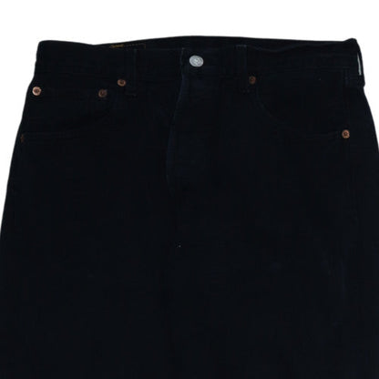 Levi's 501 Men's Black Straight Jeans W33 L32 Denim Classic Fit