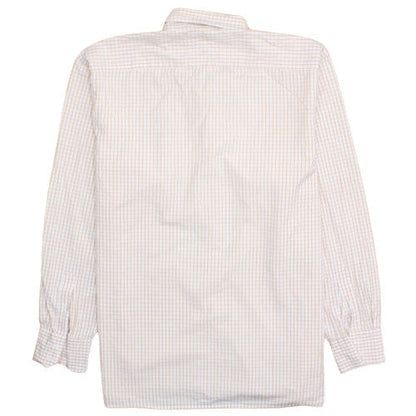 Tommy Hilfiger Men's Beige Check Cotton Button-Up Shirt XL Classic Fit