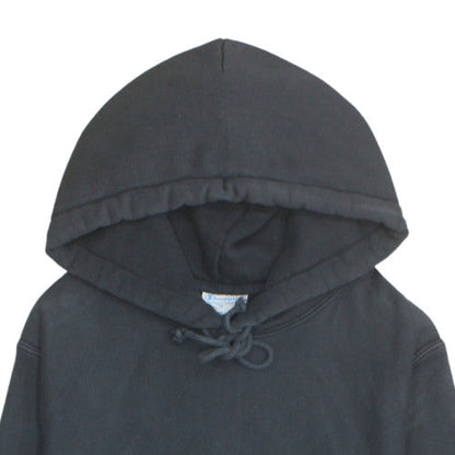 Champion Men's Black Reverse Weave Pullover Hoodie S Regular Fit