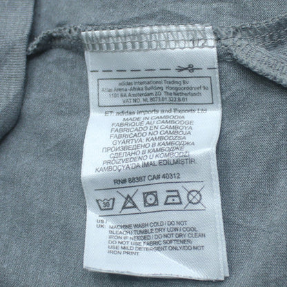 Adidas Men's Grey 'Be Nice Train Nasty' Climalite XL T-Shirt