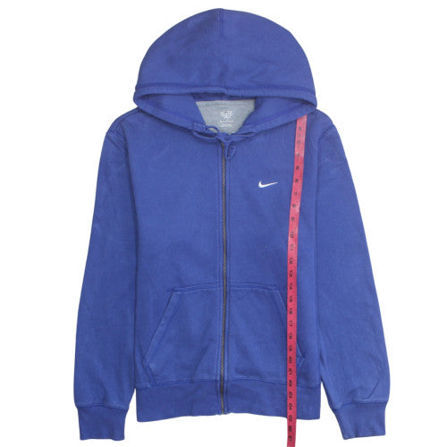 Nike Men's Blue Full Zip Hoodie Size M Fleece Sportswear