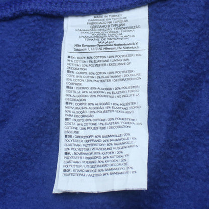 Nike Men's Blue Full Zip Hoodie Size M Fleece Sportswear