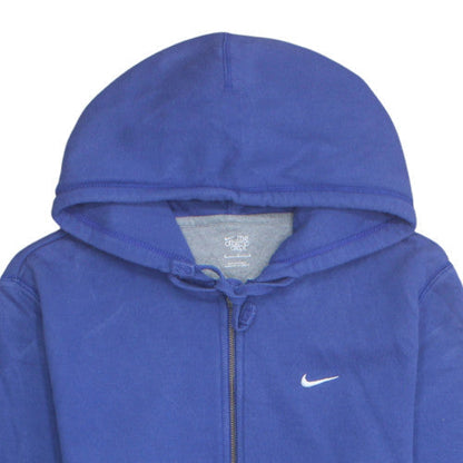Nike Men's Blue Full Zip Hoodie Size M Fleece Sportswear