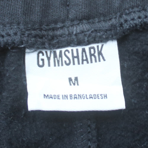 Gymshark Men's Black M Jogger Trousers Cotton Blend Fleece Activewear