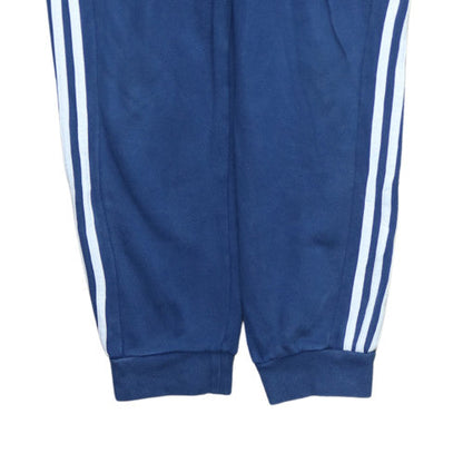 Adidas Men Blue 2XL Jogger Tapered Activewear Trousers