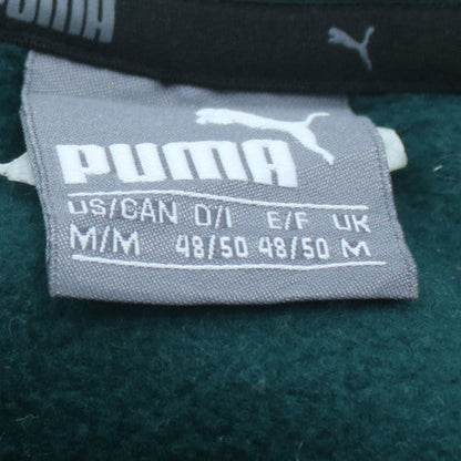 Puma Men's Green Graphic Logo Pullover Sweatshirt Size M