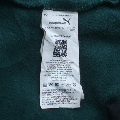 Puma Men's Green Graphic Logo Pullover Sweatshirt Size M