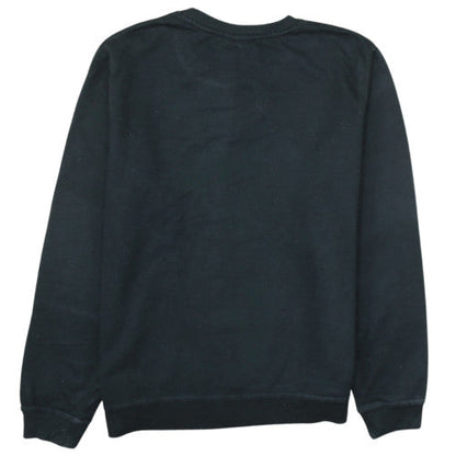 Puma Womens Black L Crew Neck Pullover Sweatshirt