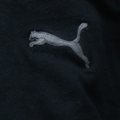 Puma Womens Black L Crew Neck Pullover Sweatshirt