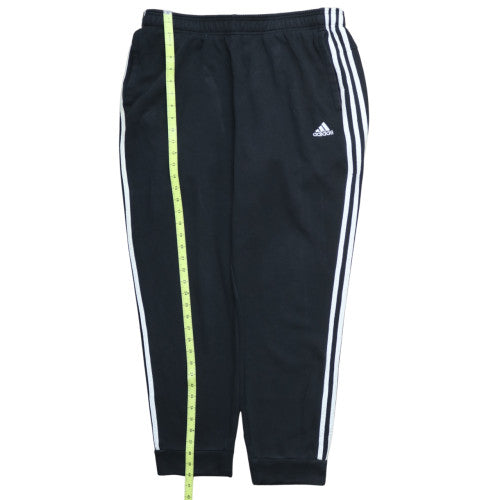 Mens UK Size XL adidas Regular Fit Jogger Black Trousers