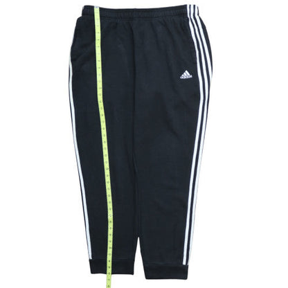 Mens UK Size XL adidas Regular Fit Jogger Black Trousers