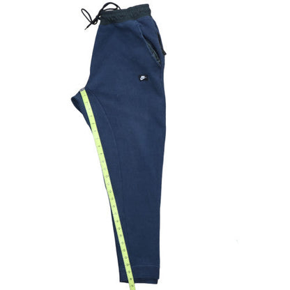Nike Men's Blue Fleece Jogger Sweatpants M Regular Fit Drawstring