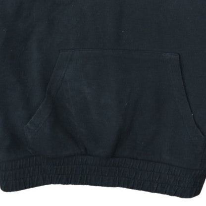 Kappa Men’s Black Pullover Hoodie L Regular Fit Sports Logo