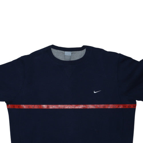 Nike Men's Blue Crew Neck Pullover Sweatshirt Size L